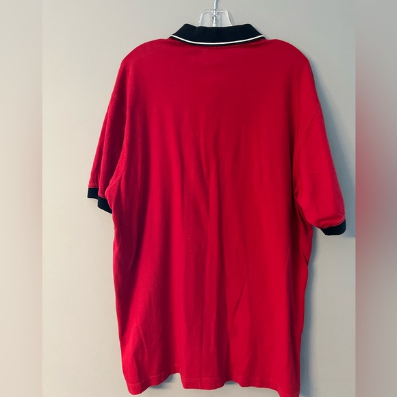 Structure Men’s Short Sleeve Polo Size L Red - Picture 2 of 7